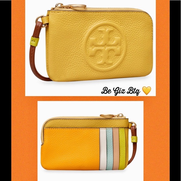 NWT Tory Burch Authentic Yellow Wallet At Awesome Prices To Buy Now - Picture 10 of 12